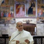 Los frailes de Asís esperan al Papa con los jóvenes europeos